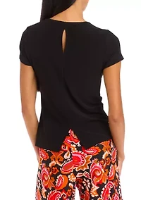 Petite Short Sleeve Top