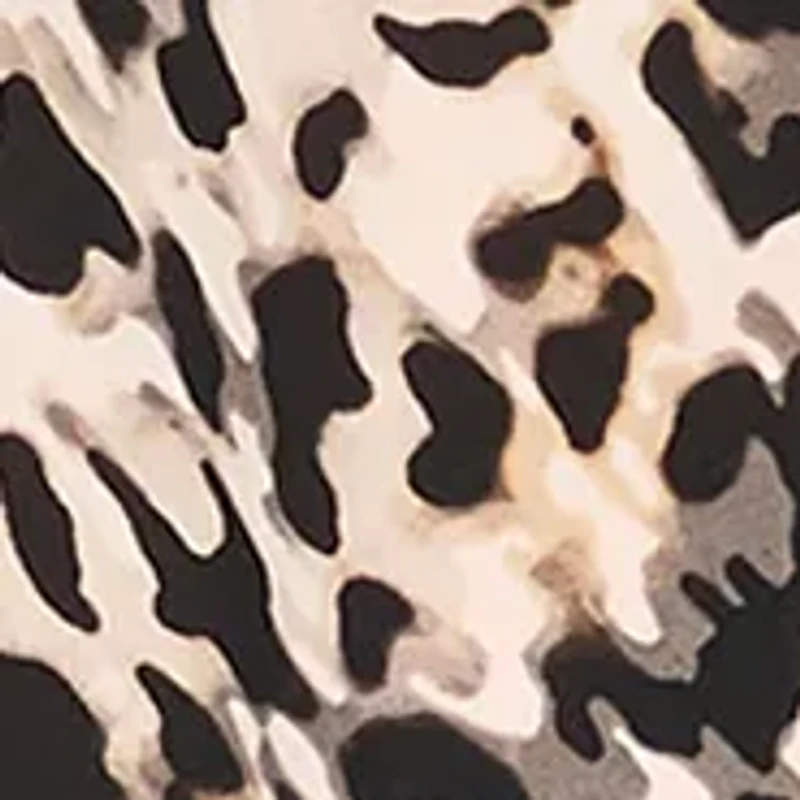 Women's Hi Low Leopard Print Blouse
