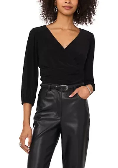 Petite Surplice Top