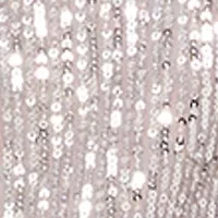 Women's Short Sleeve V-Neck Sequin T-Shirt