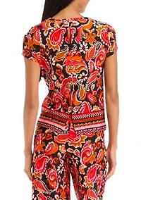 Petite Short Sleeve Top