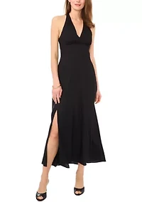 Women's Tiered Halter Dress