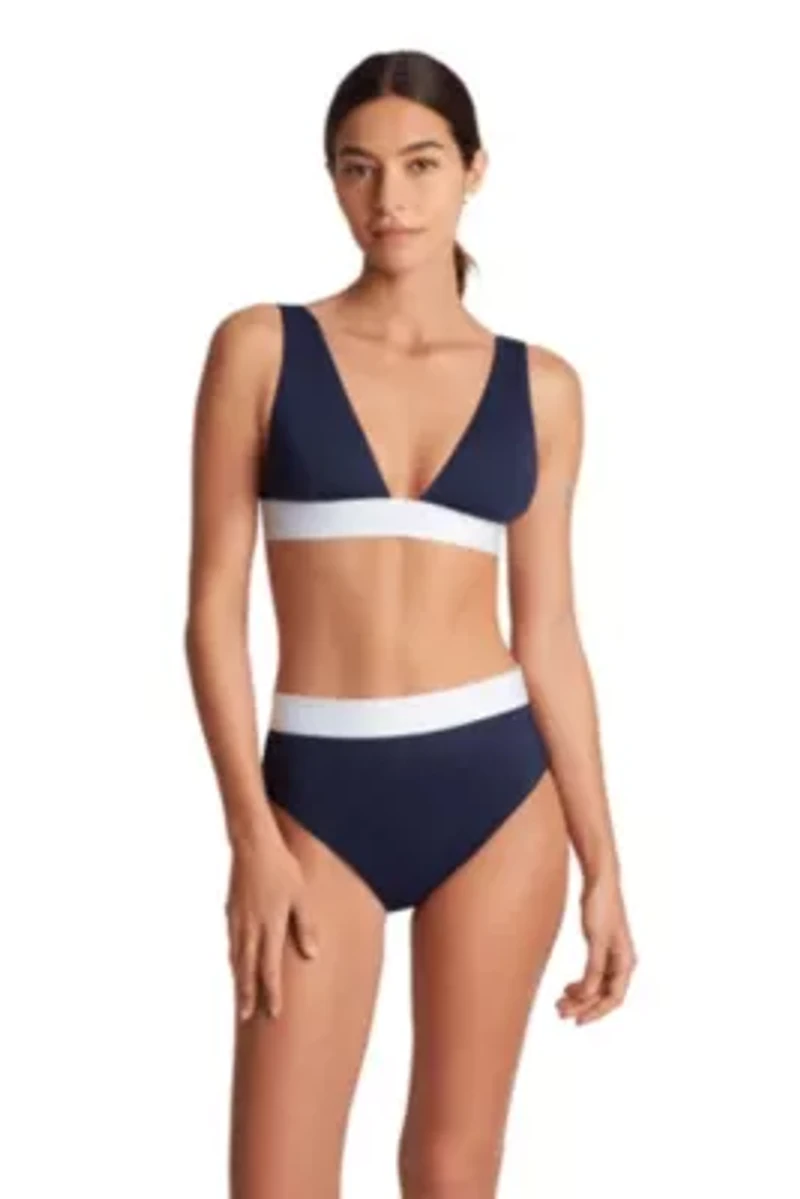 Bel Air Banded Modern V-Neck Bra