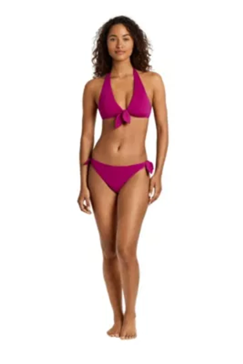 Tie Front Halter Bra