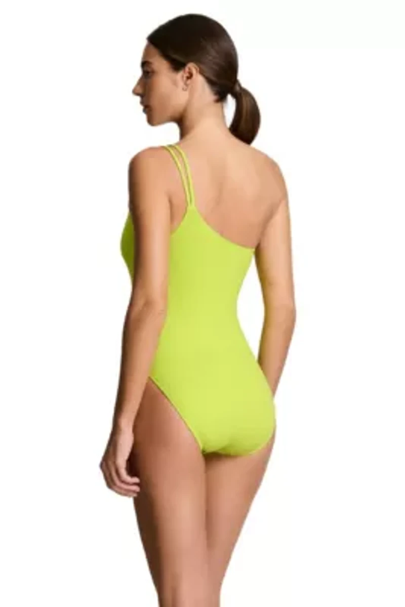 Double Strap One Shoulder Piece