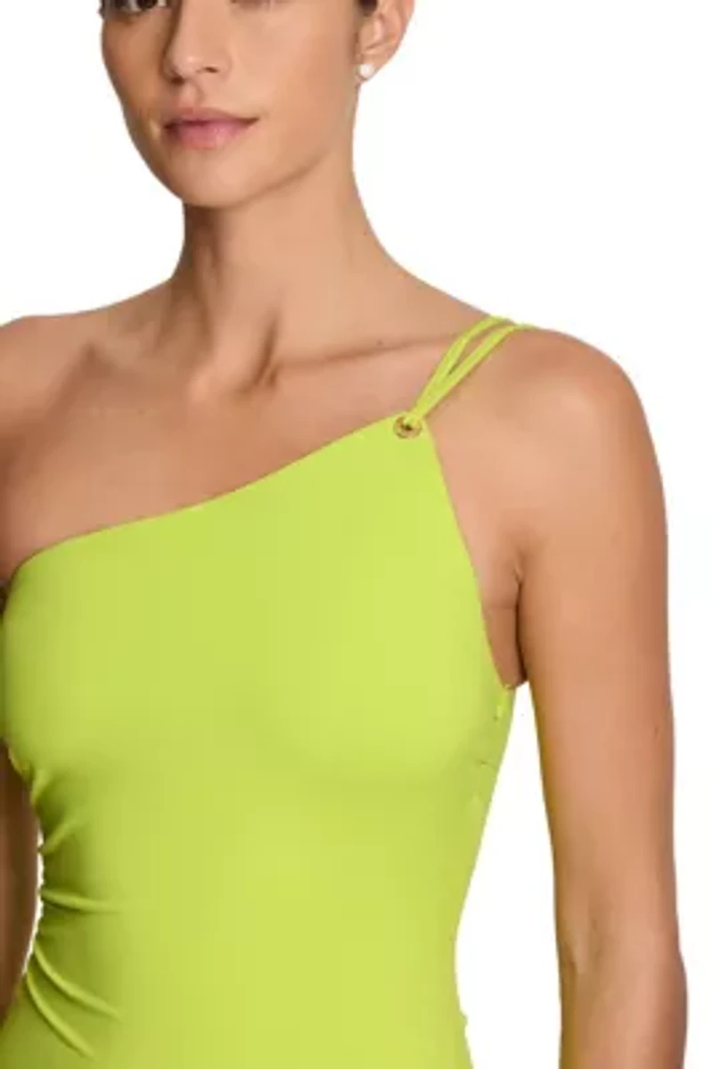 Double Strap One Shoulder Piece