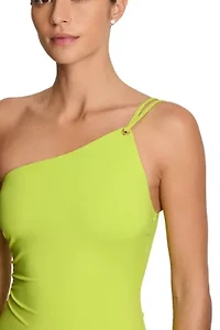 Double Strap One Shoulder Piece