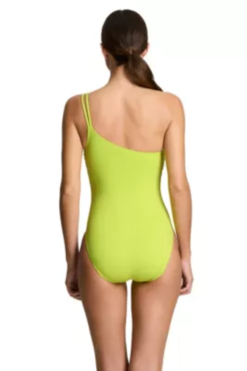 Double Strap One Shoulder Piece