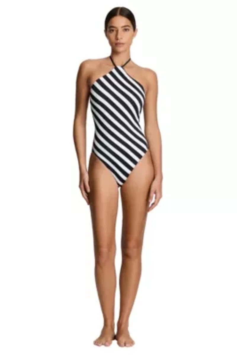 Modern V-Neck One Piece
