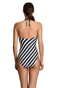 Modern High Neck One Piece