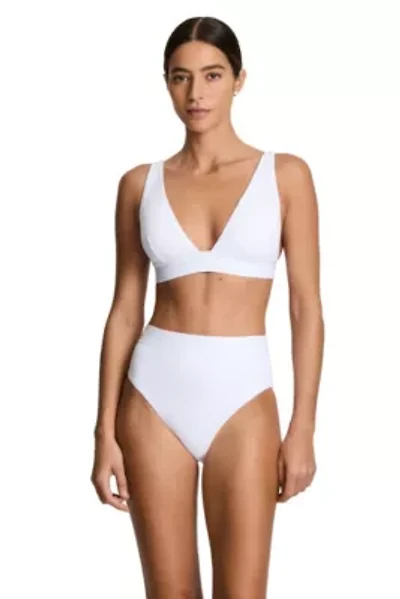 Ottoman Banded Tall V-Neck Bra