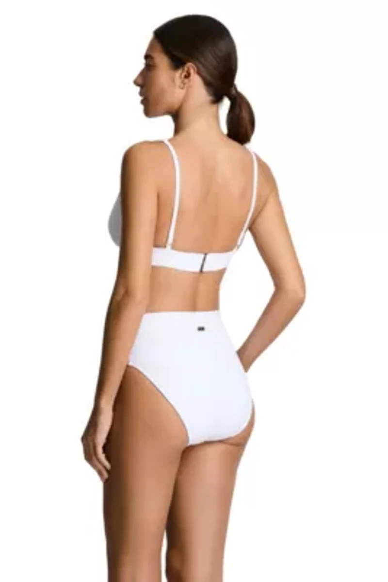 Ottoman Banded Tall V-Neck Bra