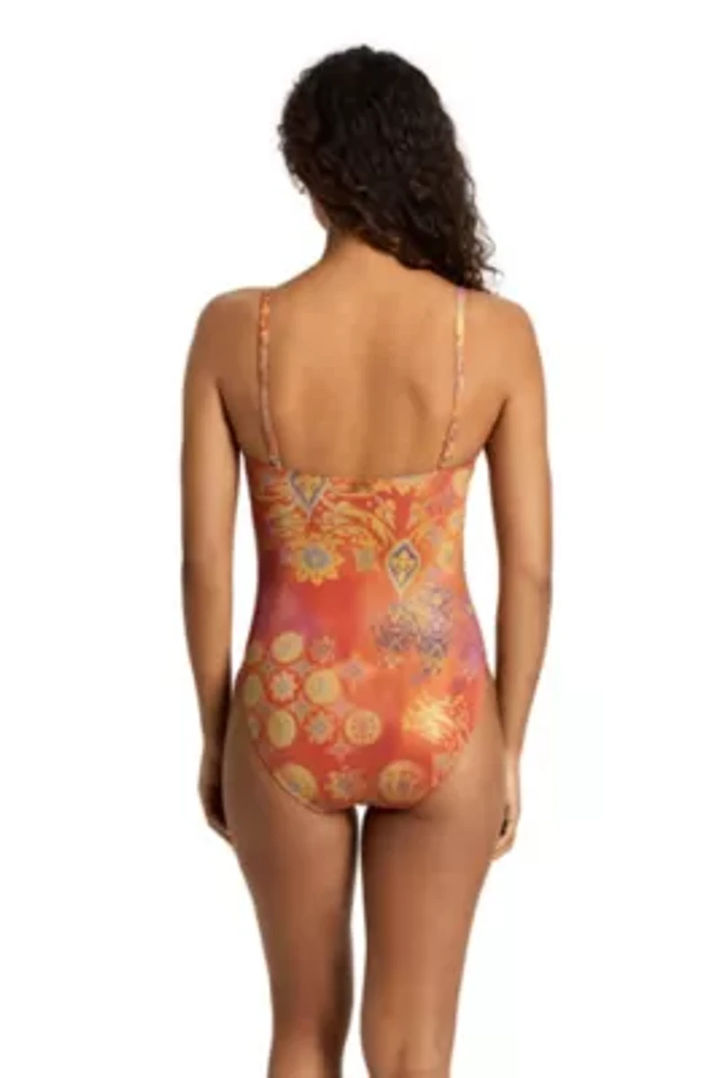 Medallion Shimmer V-Wire One Piece