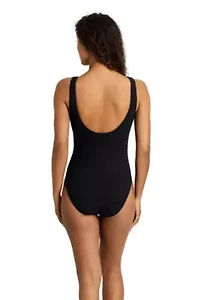 Zebra Jacquard Ring Underwire One Piece