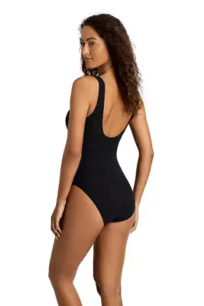 Zebra Jacquard Ring Underwire One Piece