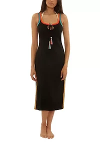 Avila Tank Rib Midi Swim Cover-Up Dress