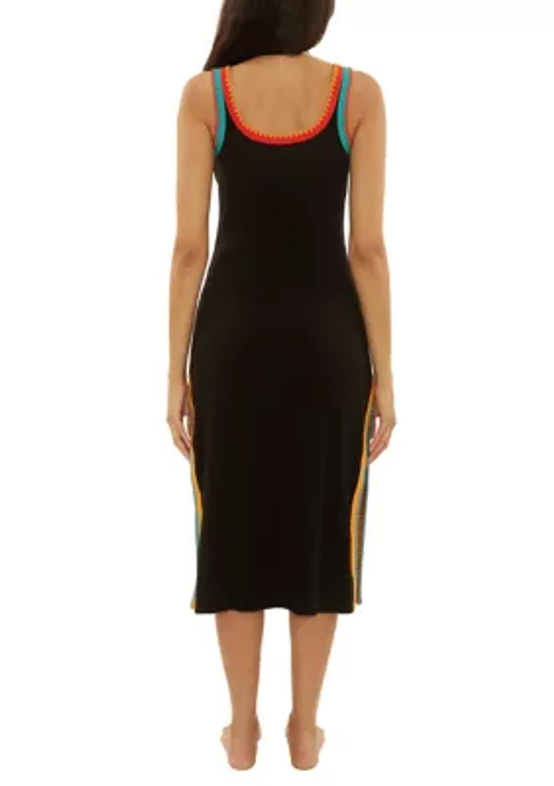 Avila Tank Rib Midi Swim Cover-Up Dress