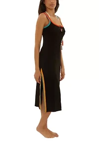 Avila Tank Rib Midi Swim Cover-Up Dress