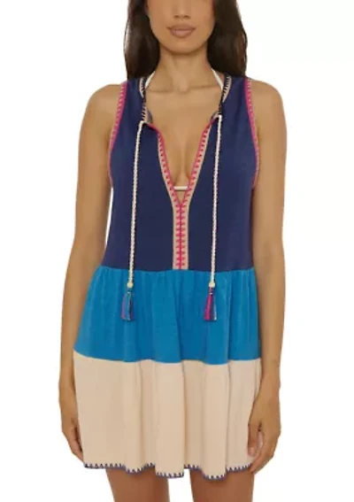 Lagos Tiered Color Block Dress