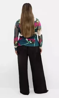 Lauryn Ruched Print Top