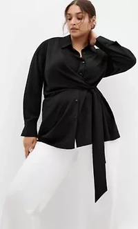 Telia Side Tie Shirt