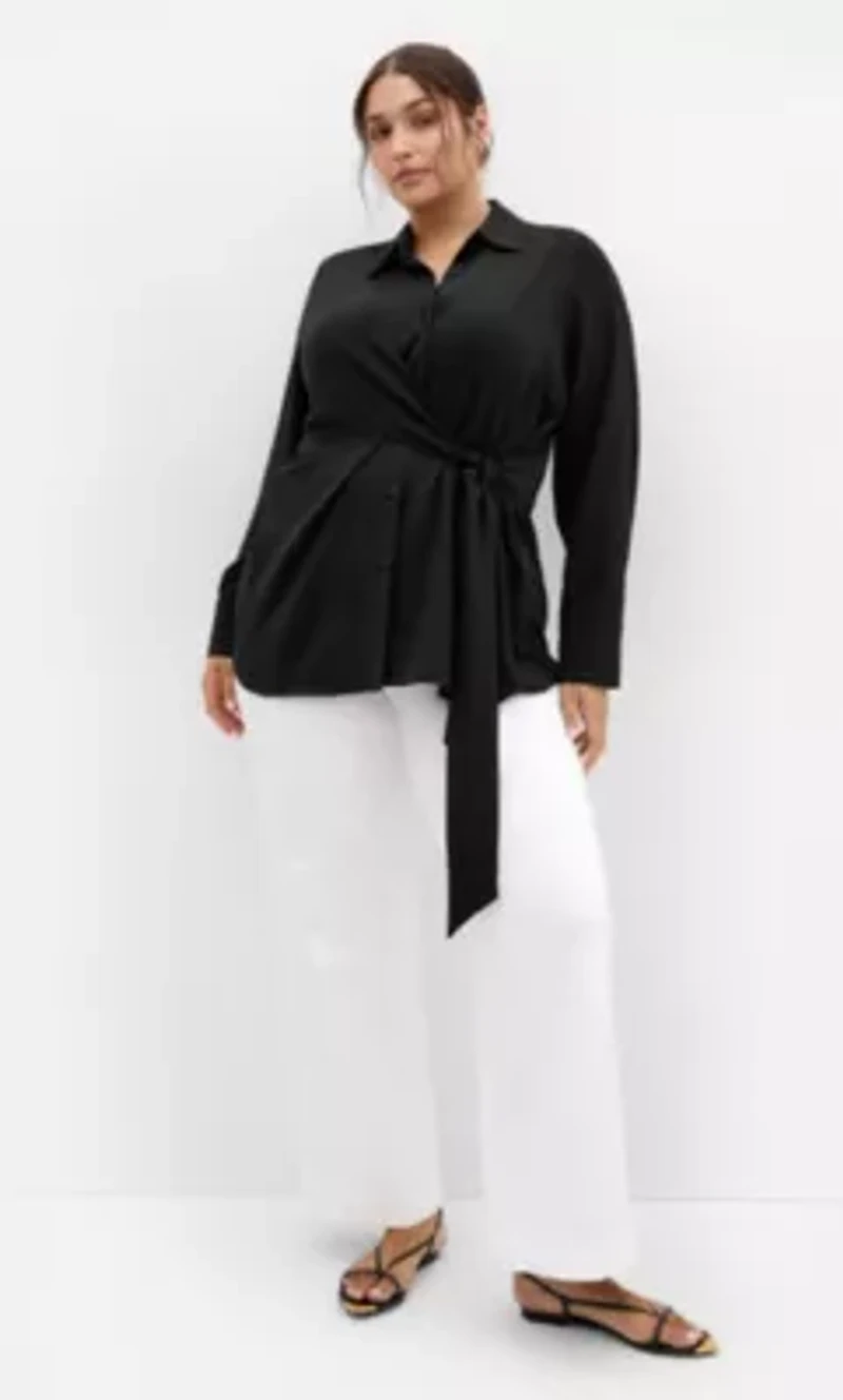 Telia Side Tie Shirt