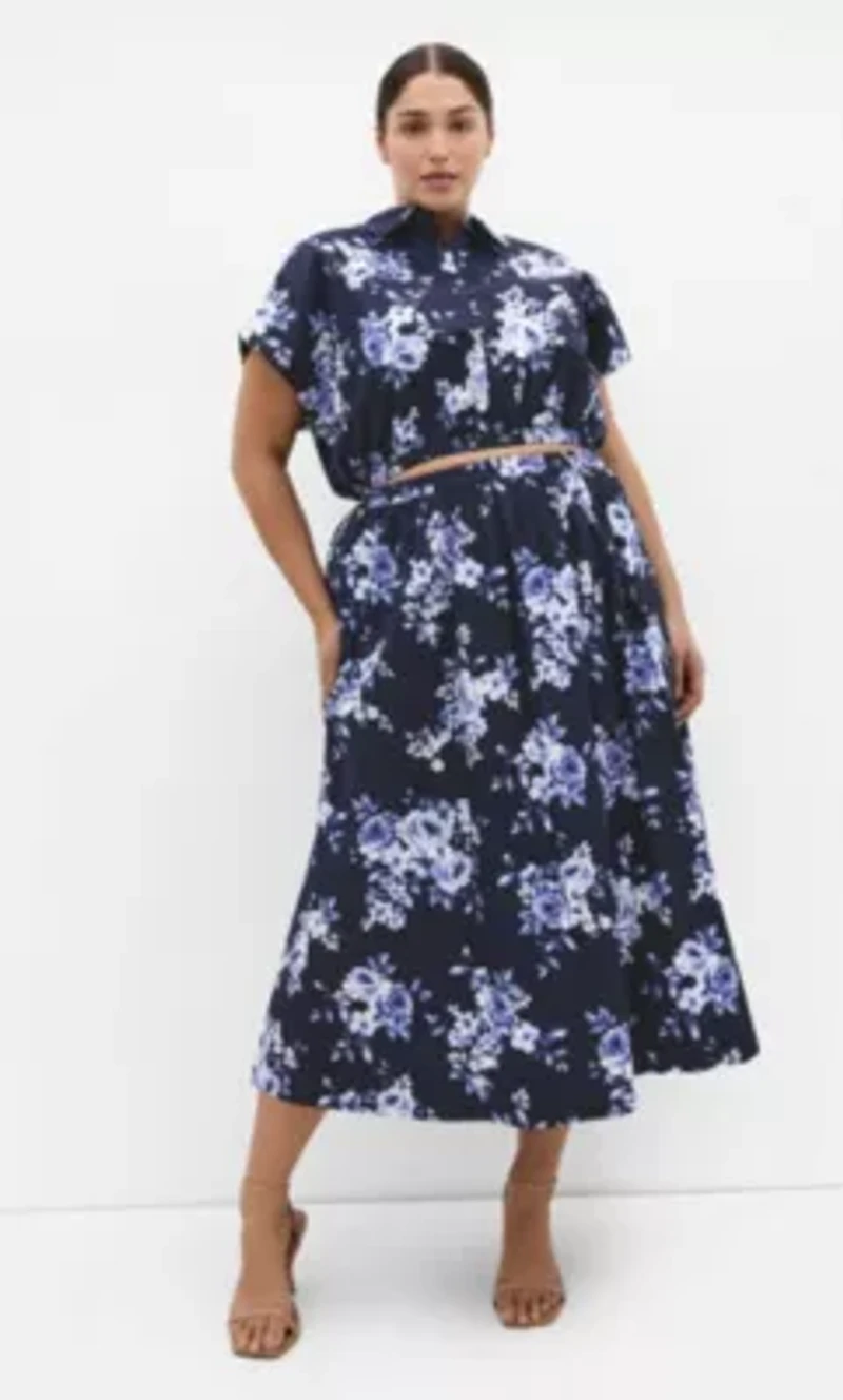 Vacay Floral Print Shirt