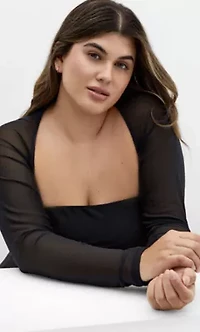 Mesh Love Shrug