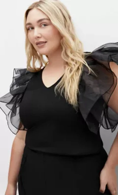 Sierra Ruffle Sleeve Top