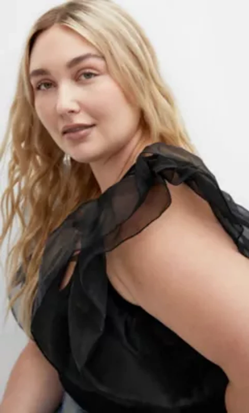Sierra Ruffle Sleeve Top