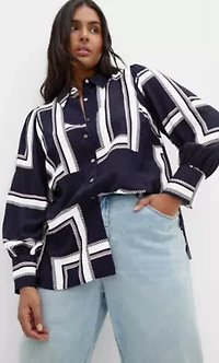 Hallie Print Shirt