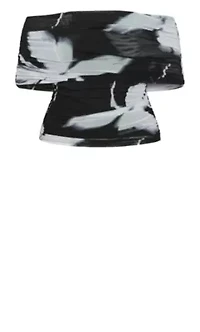 Dana Blur Print Mesh Top