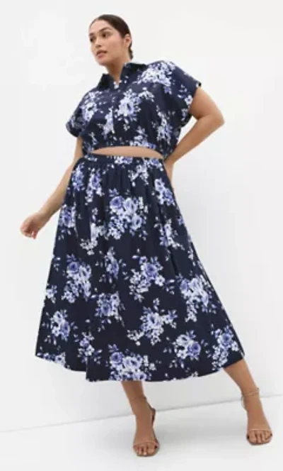 Vacay Floral Print Skirt