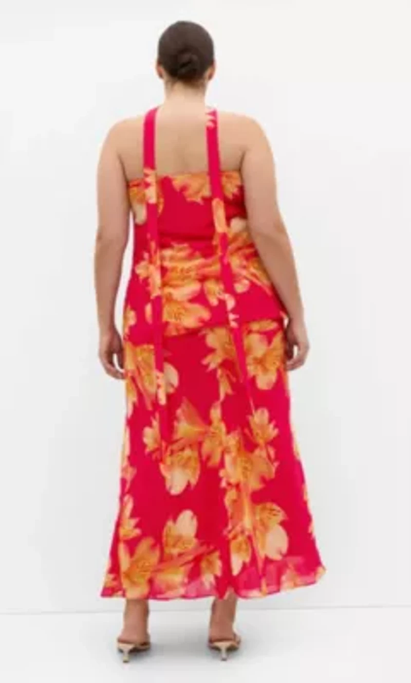 Soiree Print Maxi Skirt
