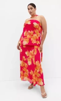 Soiree Print Maxi Skirt