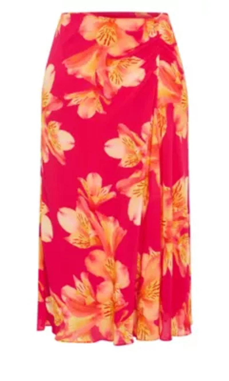 Soiree Print Maxi Skirt