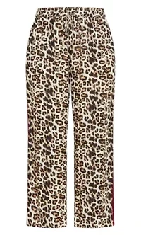 Animal Print Side Stripe Pant
