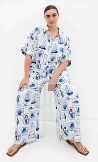 Liana Amalfi Print Pant