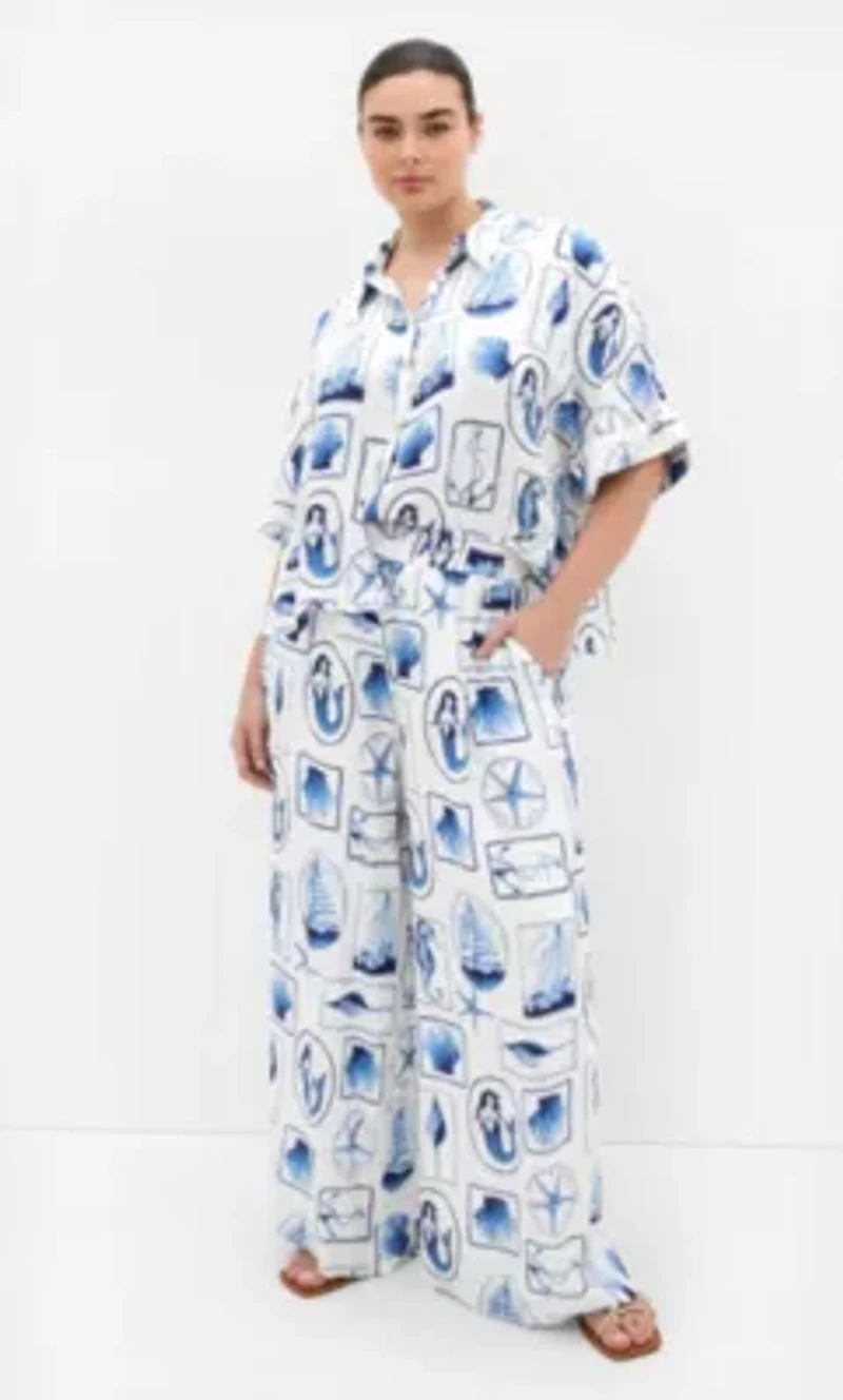 Liana Amalfi Print Pant