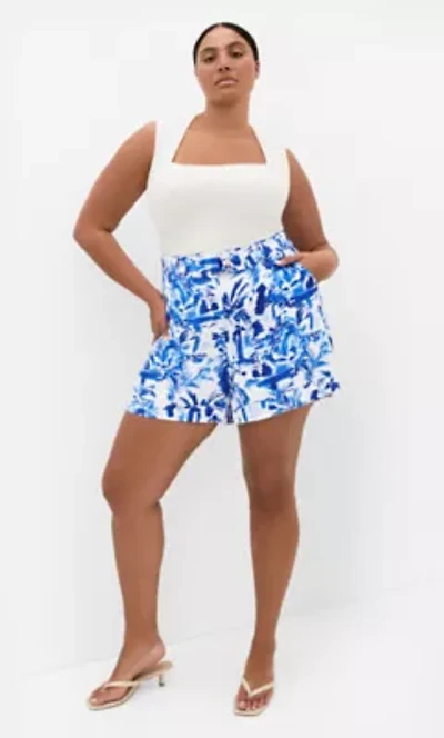 Palm Print Short
