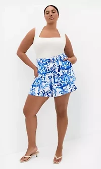 Palm Print Short