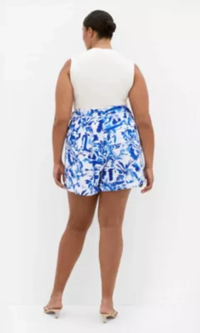 Palm Print Short
