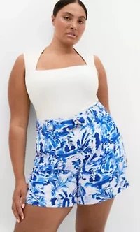Palm Print Short