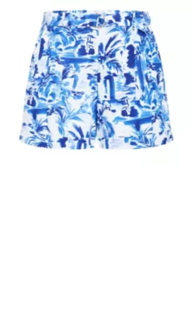 Palm Print Short