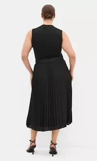 Petra Pleat Midi Skirt