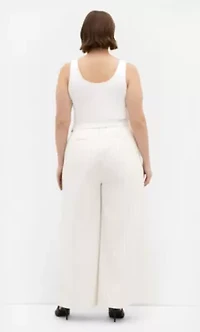Pinstripe Wide Leg Pant