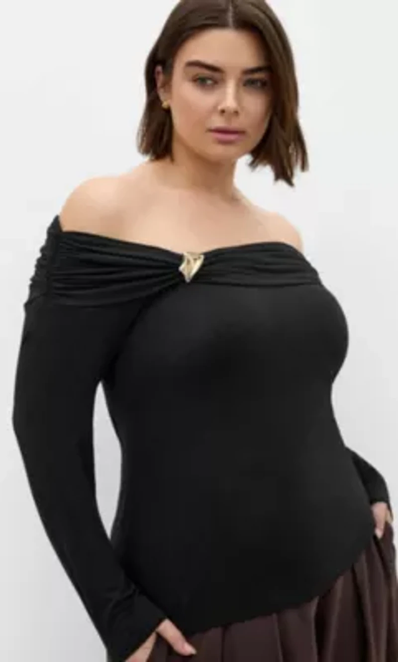 Buckle Detail Top
