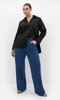 Elevated Long Sleeve Stretch Shirt