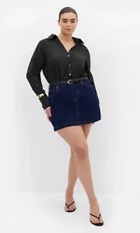 Elevated Long Sleeve Stretch Shirt