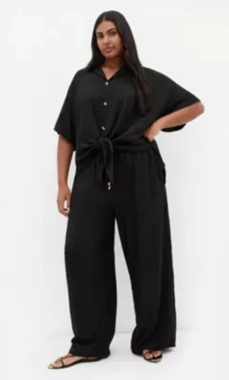 Kalea Tie Front Shirt